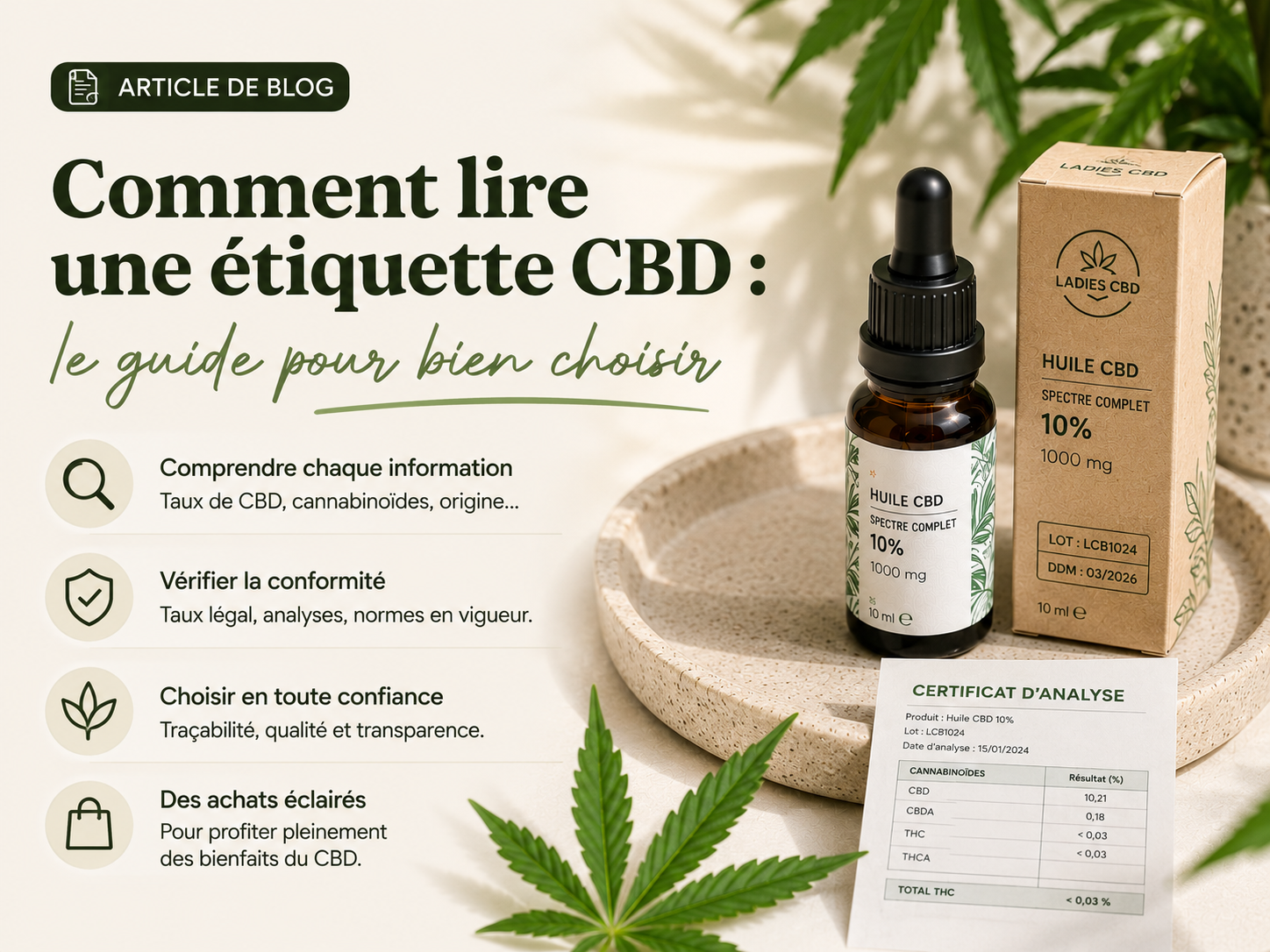 Comment lire une étiquette CBD : le guide pour bien choisir